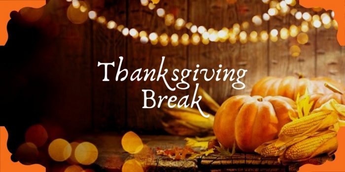 No School- Thanksgiving Break
